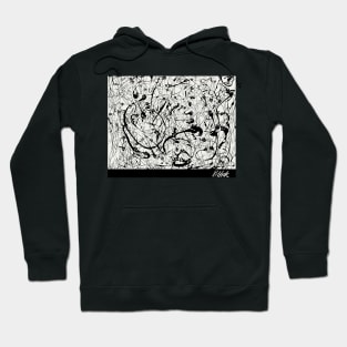 jackson pollock, with cat splotches Hoodie